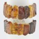  Amber bracelet healing raw beads